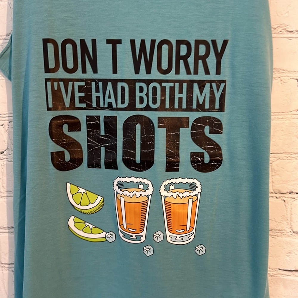 New tank top-I’ve had my shots - Picture 2 of 5
